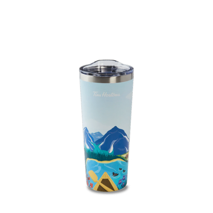 22oz Stainless Steel Canada Travel Mug - Image 2