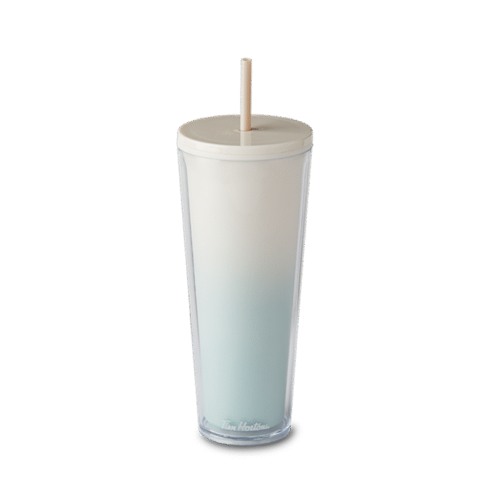24oz Plastic Straw Tumbler - Sage - Image 1