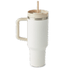 40oz Stainless Steel Tumbler - Vanilla - Image 2