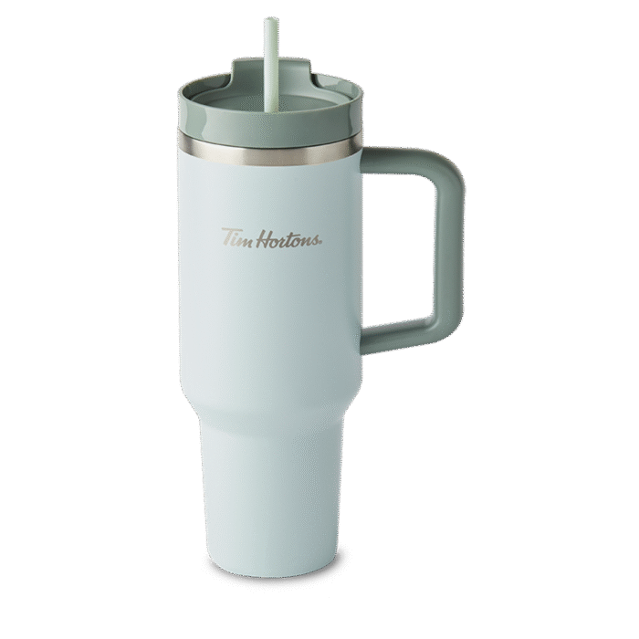 40oz Stainless Steel Tumbler - Sage - Image 1
