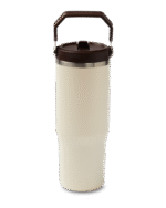 30oz Stainless Steel Top Handle Tumbler - French Retro Logo - Image 3