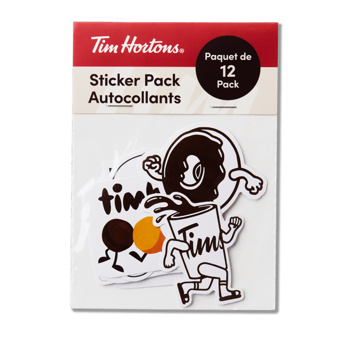 Sticker Pack - Set of 12 - Retro Logo - Image 1