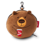 Bear Travel Pillow and Eye Mask Set