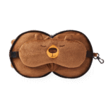 Bear Travel Pillow and Eye Mask Set - Image 2