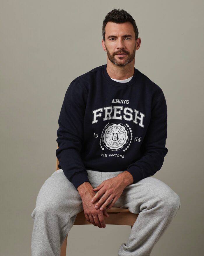 Always Fresh Unisex Crewneck - Navy - Image 1