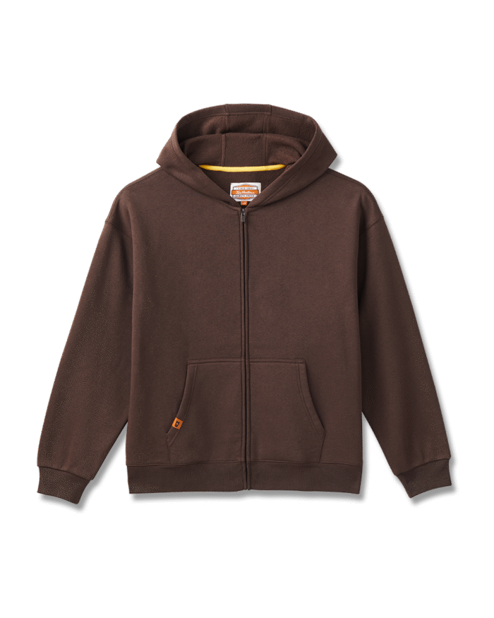 Tims Full Zip Unisex Hoodie - Espresso - Image 5
